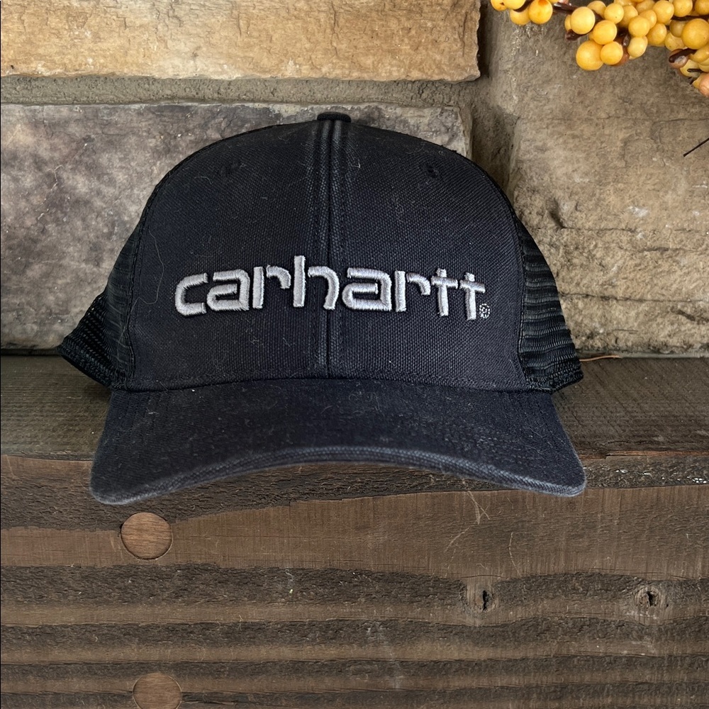 Carhartt Black Cap with White Embroidered Logo NWOT